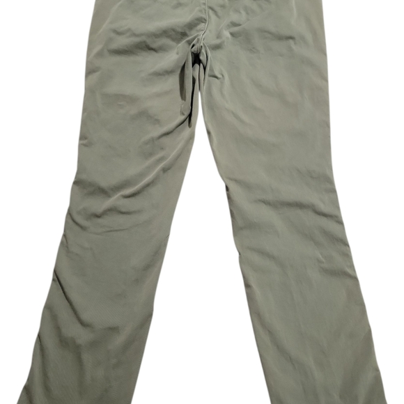 Chino By Anthropologie Women's Relaxed Chino Trouser Pant Size 28 Green Raceing - Picture 4 of 16